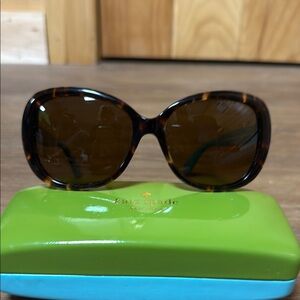 Kate Spade Polarized Brown Oversized Sunglasses